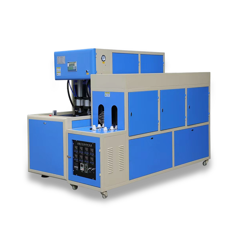 3L 2 Cavity Plastic PET Bottle Semi Automatic Bottle Blowing Machine