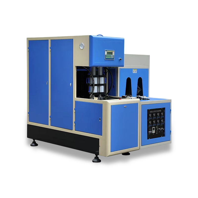 2 Cavity Wide Mouth Bottle Semi Automatic Bottle Blowing Machine 2 Cavity Wide Mouth Bottle Semi Automatic Bottle Blowing Machine