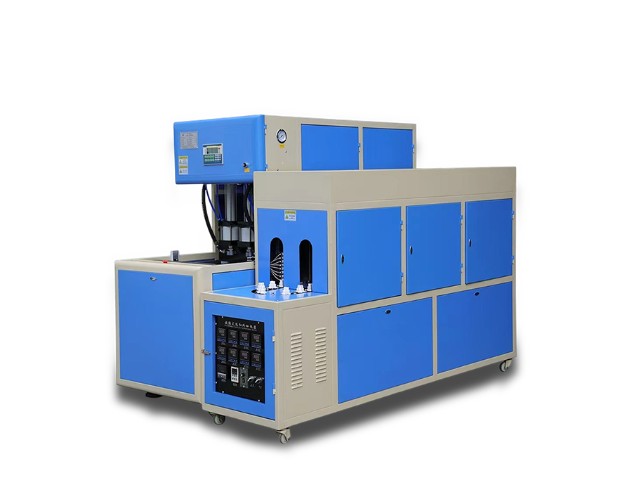 3L 2 Cavity Plastic PET Bottle Semi Automatic Bottle Blowing Machine